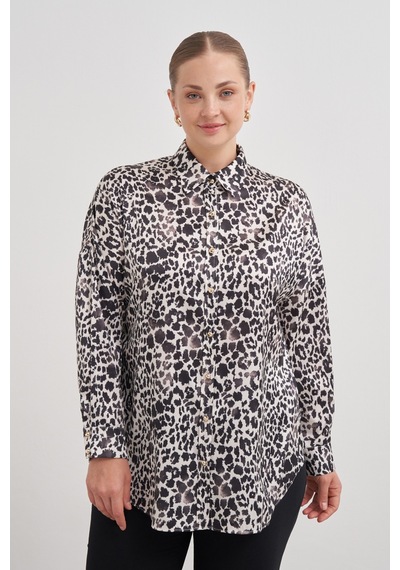 Aker 24aw15764112 Büyük Beden Tunik 24aw15764112 002 Siyah Siyah