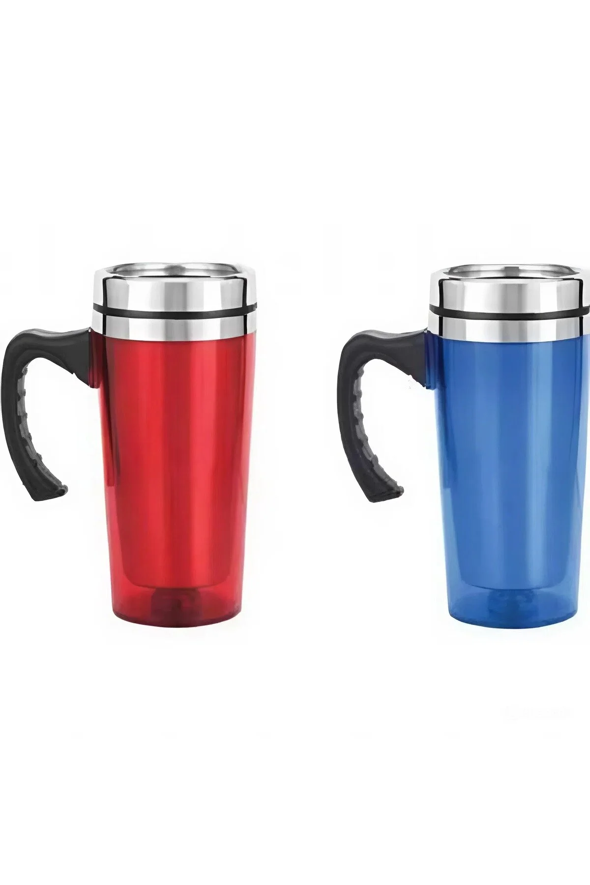 500 Ml Sızdırmaz Kırmızı Çelik Termos Gün Boyu Sıcak/soğuk Koruma
