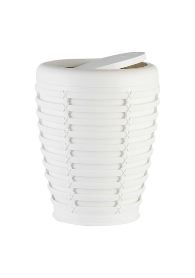 Primanova Palm Çöp Kovası Beyaz 5 Litre