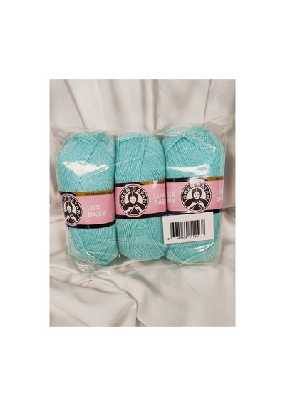 Lux Baby Mint Yeşili El Örgü İpi Art No:3010 - Nm:3.4 - 100gr. 340mt. 3 Adet - Renk: 022