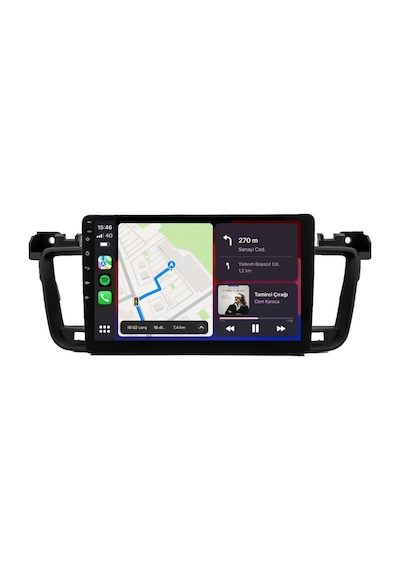 Peugeot 508 2011-2018 Android Multimedya Carplay Android Auto Navigasyon Kameralı 6gb Ram 64gb 9"