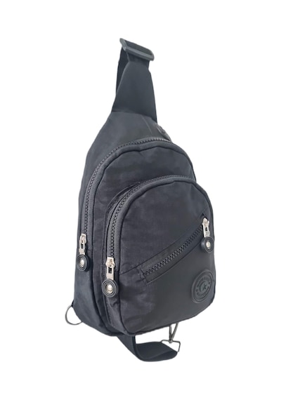 Anılbags Anıl Bags Siyah Krinkıl Su Geçirmez Çanta, Çapraz Askılı Omuz Ve