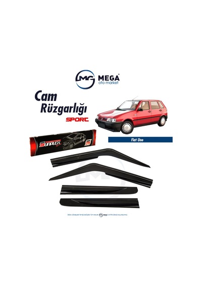Fiat Uno Cam Rüzgarlık Mugen Tip Sunplex