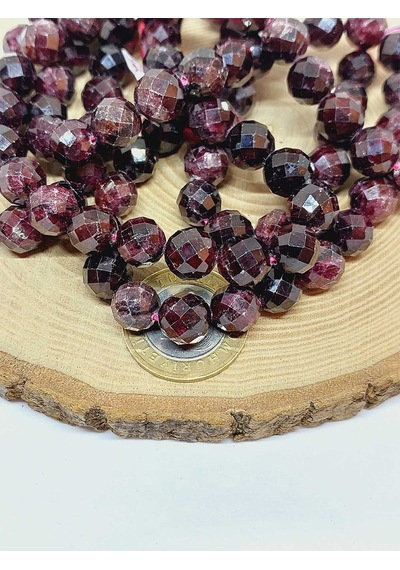 Lal Granat Garnet Taşı Royal Quality Faset Kesim Dizi 10mm 5 Çok REnkli
