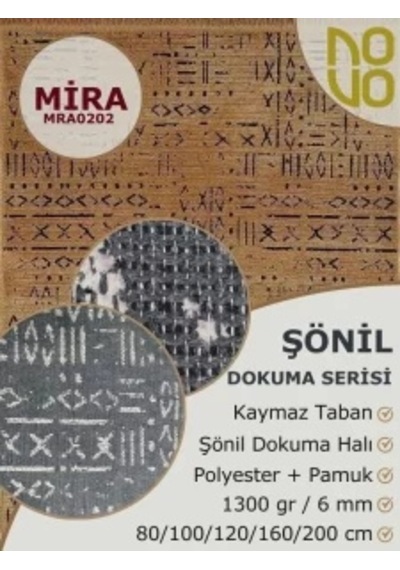 Turkua Home Mira Şönil Halı Mra0202 Gold
