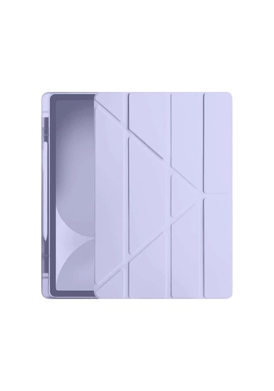 Apple İpad Pro 11 2024 Kılıf Kalemlikli Hugo Tablet Kılıfı - Lila - 100