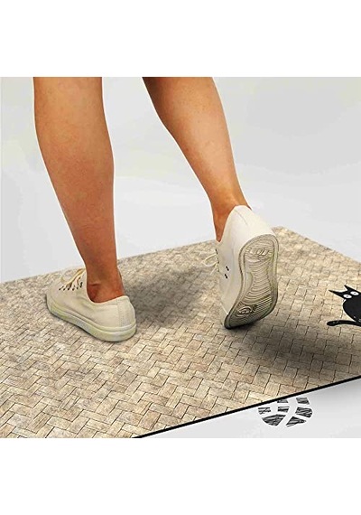 Monnhein Tasarımlı Dekoratif Kapı Önü Paspas, Dış Mekan/ev İçi/banyo/mutfak/yatak Odası/giriş Paspasları Ha Çok Renkli