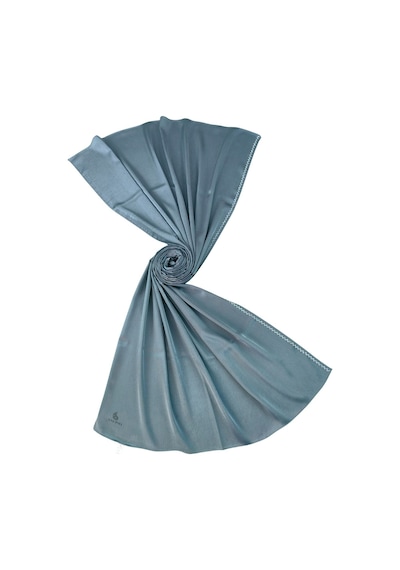Mim Eşarp Mısırlı Eşarpları Taşlı Jan Jan Abiye Şal 75x190 Cm Duman