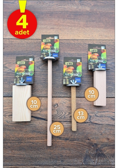 Vixpet Venty 4 Adet Papağan Tüneği Muhabbet Sevda - Cennet - M113