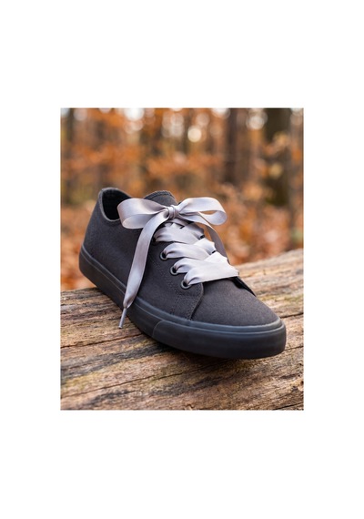 Last İcon Last Icon Gümüş Gri Saten Kurdele Bağcık 120 Cm Sneaker Ve Keten Ayakkabılar İçin