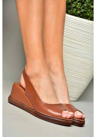 Fox Shoes S674307009 Taba Kadın Sandalet Taba