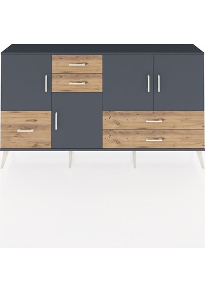 Arges Konsol 4 Raflı 5 Çekmeceli 4 Kapaklı 176x30x99 Antrasit-antrasit/çam Antrasıt/atlas Çam - Antrasıt Arges Konsol 4 Raflı 5 Çekmeceli 4 Kapaklı 176x30x99 Antrasit-antrasit/çam Antrasıt/atlas Çam - Antrasıt