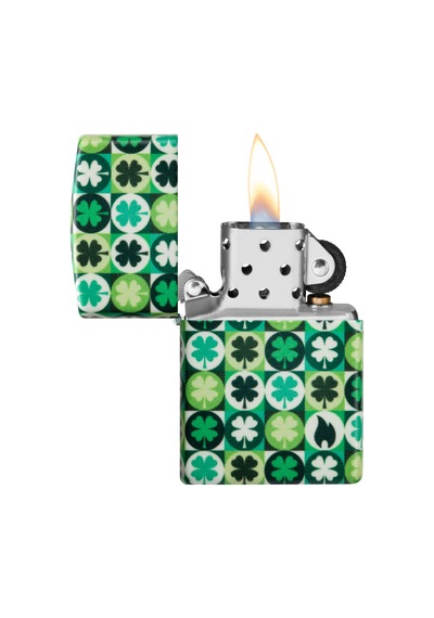 Zippo 49193 Clover Design Çakmak Çok Renkli