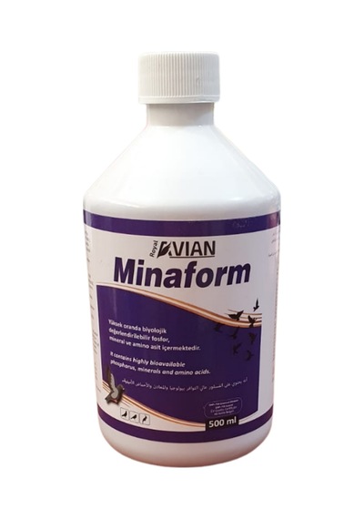 Royal Minaform 500 ML Kafes Kuşlarında Kabuk Ve Fosfor Desteği