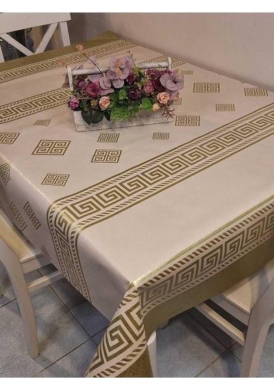 Elyaflı Pvc Muşamba - Desenli Silinebilir Masa Örtüsü 140 X 200 Çok Renkli