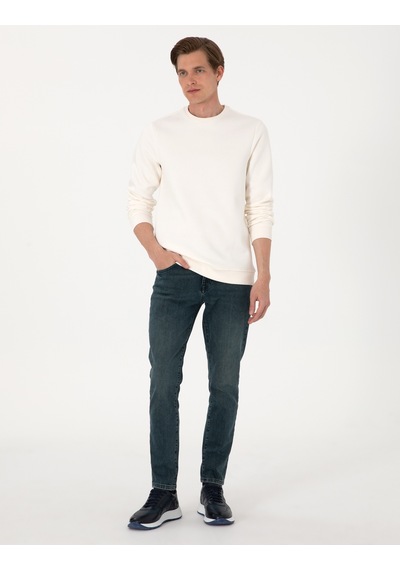 Pierre Cardin Erkek Ekru Sweatshirt 50315021-vr019 Ekru