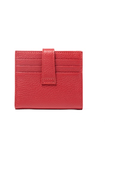 Kırmızı Cüzdan & Kartlık Unisex 800 Grande Deri Cüzdan Kartlık