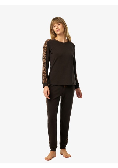 Blackspade Kadın Termal Pijama Takımı 52229 - Kahverengi