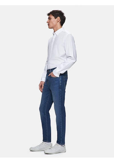Ltb Dıego X Y Dar Paça Orta Bel Jean Pantolon 010095149016029 55777 Koyu Mavi