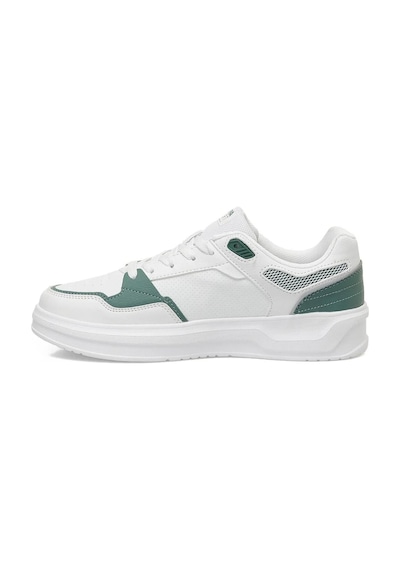 U.s. Polo Assn. Alucard 5fx Beyaz Erkek Sneaker Beyaz-yesıl Beyaz - Yeşil