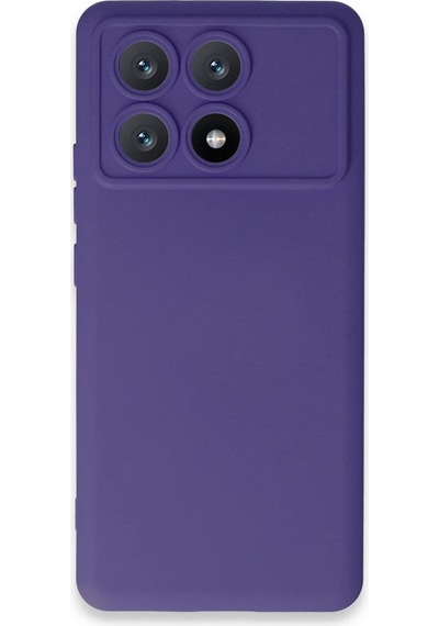 Uryport Xiaomi Poco X6 Pro Kılıf Nano İçi Kadife Silikon - Mor
