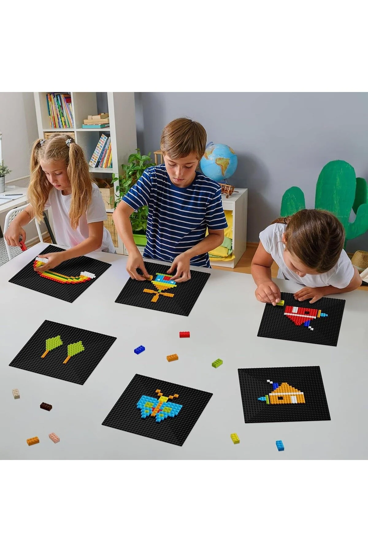 Thinkmaster 11025 Classic Siyah Plaka Zemin - Classic Siyah Zemin 11025 - 25cmx25cm Ebatlarında 1 Adet 1