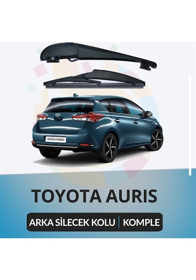 Toyota Uyumlu Auris E18 2013 - 2019 Arka Silecek Kolu ve Süpürgesi