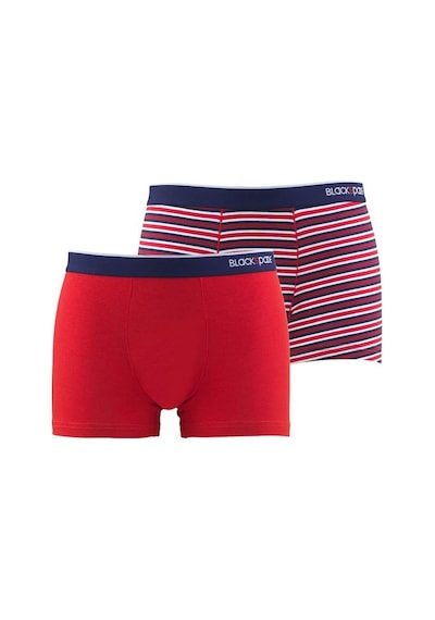 Blackspade 9551 Erkek Stripes 2 Li Kırmızı Boxer