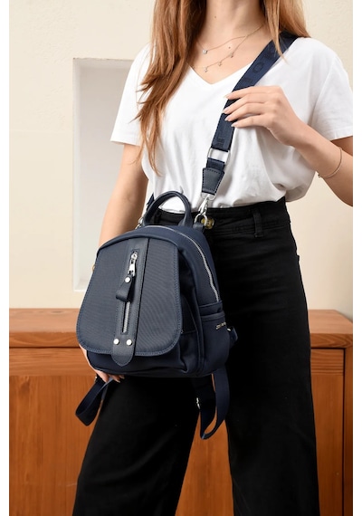 Just Polo Kadın Yeni Sezon Orta Boy Sırt Çantası Lacivert