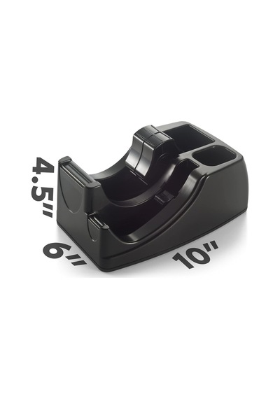Officemate Heavy Duty 2'si 1 Arada Bant Dağıtıcı, Geri Dönüştürülmüş, Siyah 96660 Diğer