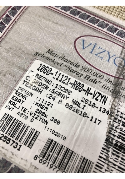 Saray Halı Vizyon 11121 R 200X300 Leopar Desenli 6 M2 Halı !