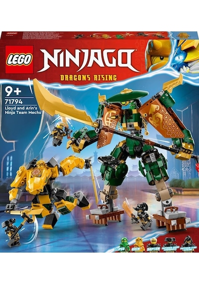 LEGO® Ninjago 71794 Lloyd Ve Arin'in Ninja Ekibi Robotları 764 Parça