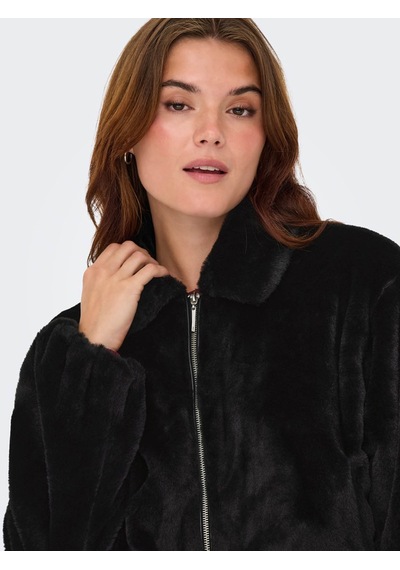 Only Onldana Faux Fur Siyah Kadın Mont 15348987