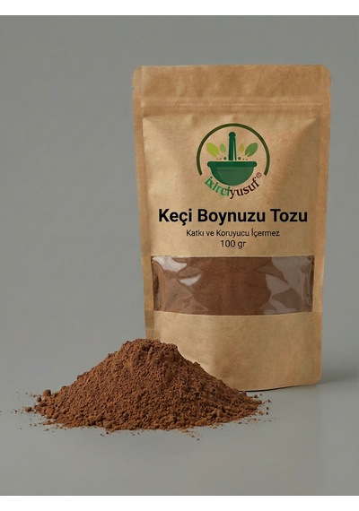 İxirciyusuf Keçiboynuzu Tozu Keçi Boynuzu Tozu Harnup Tozu Carob Powder Doğal 100 G