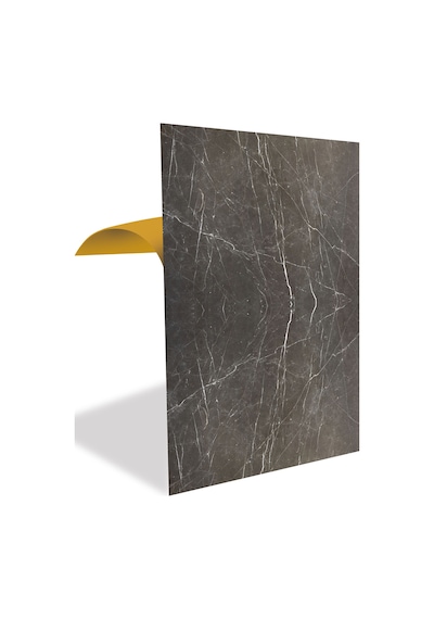 Tink Kendinden Yapışkanlı Siyah Bulut Desenli Pvc Panel 41x62 Cm
