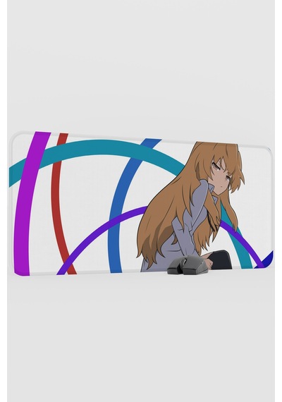 Toradora Anime V2 - 90x40 Xxl Gaming Kauçuk Kaymaz Taban Mouse Pad Fare Altlığı