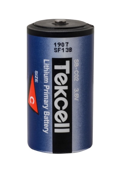 Tekcell SB-C02 3.6V C Boy Li-SOCI2 Lityum Sayaç Pili