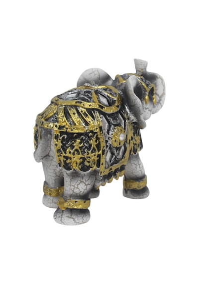 Lüks Ayna Ve Nakış İşlemeli Feng Shui Fil Heykeli Dekoratif Biblo 17 Cm. Yeni Yıl Ev & Ofis Hediyesi 76204269