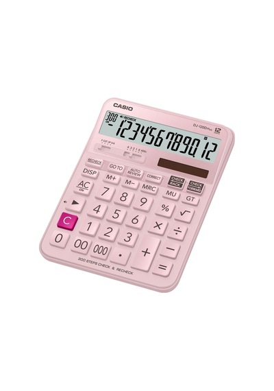 Casio Dj-120dpluspkwadp Hesap Makinesi Desktop Gri - Siyah