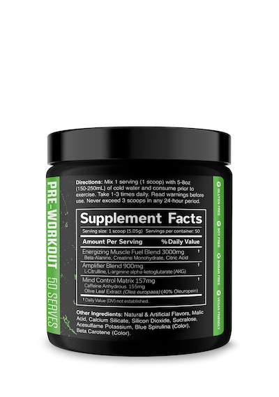 The Curse 50 Servis Pre-workout Yeşil Elma Aroma %100 Amerika İçerik Fda Onaylı