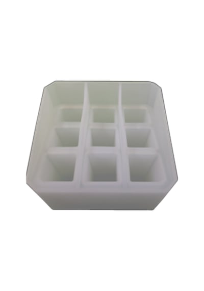 Epoksi Silikon Kalıp Makyaj ve Kalemlik Kutusu 9X9 Cm