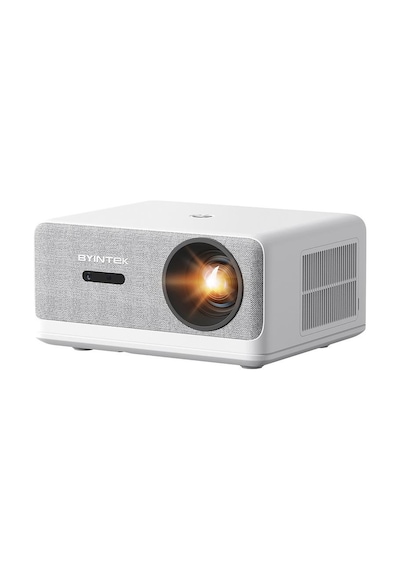 Byintek U14 PRO Full HD Projeksiyon Cihazı, 1500 ANSI, Toz Geçirmez Optik Motor, MEMC ve HDR, Akıllı Engelden Kaçınma, Android OS 11.0, Surround Ses
