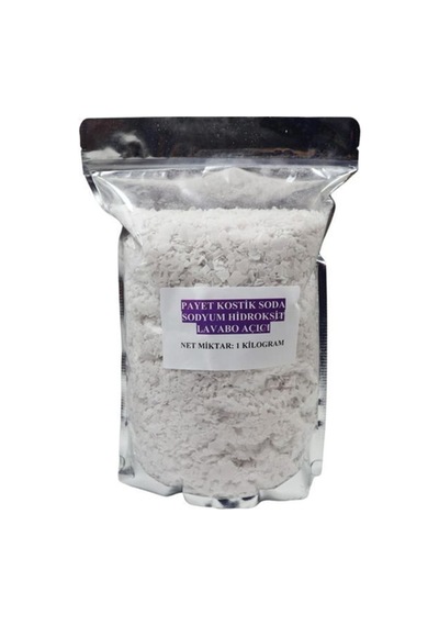 Payet Kostik - Kostik Soda Yerli - Sodyum Hidroksit - Lavabo Açıcı 1 Kg