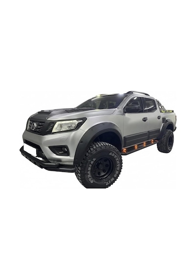 2017 Ve Üzeri Nissan Navara Adblue Çift Depo Çamurluk Dodik Kaplama Kabartma Seti Vida Görünümlü
