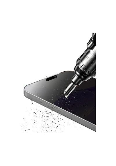 Newface - 119 - Apple İphone 17 Air Bilvis 5in1 5d Magic Hayalet Cam Ekran Koruyucu - Glblseme - - Siyah