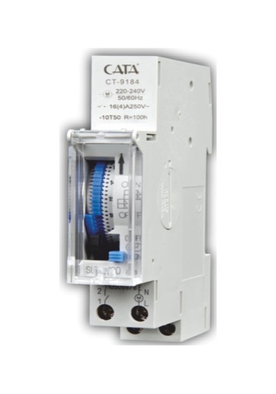 1 Adet Cata Ct 9184 Otomat Tipi Zaman Saati 3500w 16a Çok Renkli