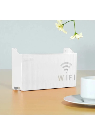 Siyah Pleksi Wifi Kutusu Duvar Asılabilir Sigorta Ve Modem Saklama Kutusu 25x15x6 Cm Diğer