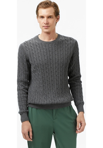 Nautica Erkek Gri Classic Fit Kazakdesenlis57226t