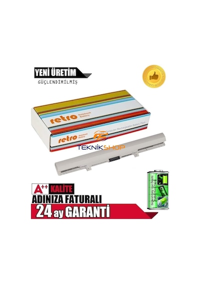 Toshiba Uyumlu C55Dt-B C70-C L55Dt-B Notebook Bataryası. Pili/Beyaz