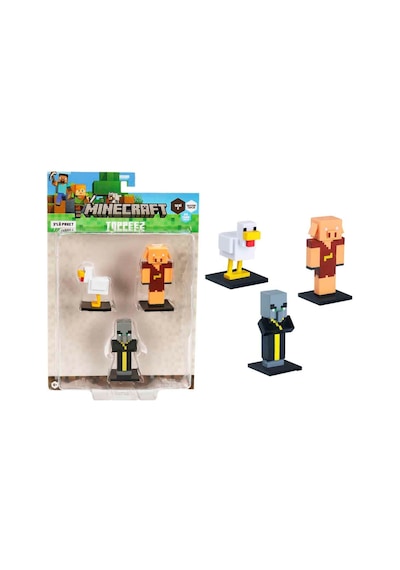 Minecraft 3d Toppeez 3'lü Figür Seti 1